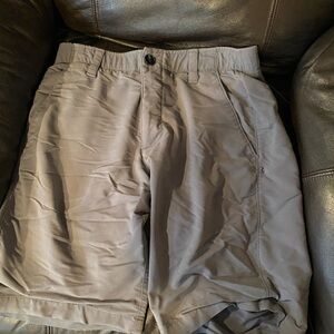 Under Armour Men's Tan Flat Front Shorts